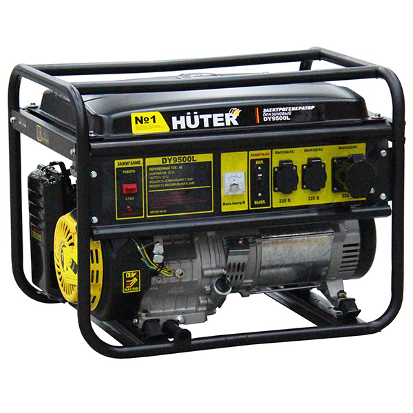 Бензиновый электрогенератор Huter DY9500L
